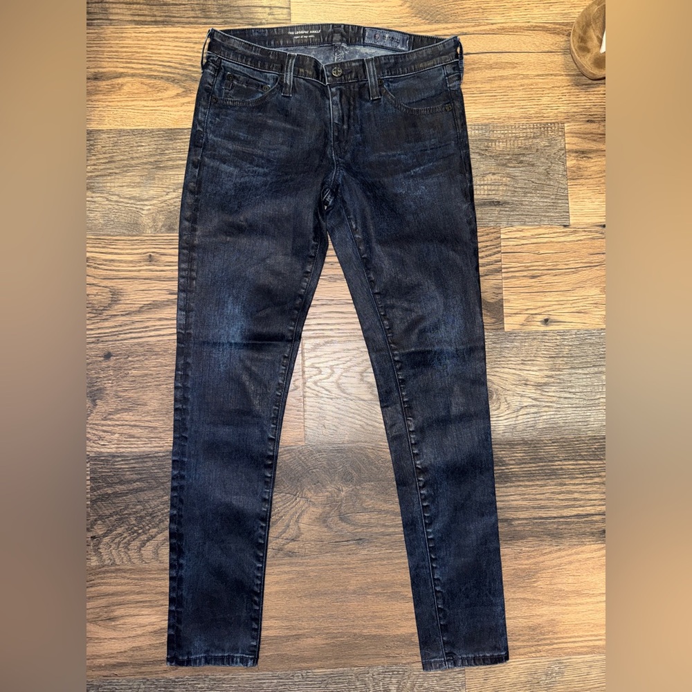 Ag Adriano Goldschmied Dark Blue Denim Jeans